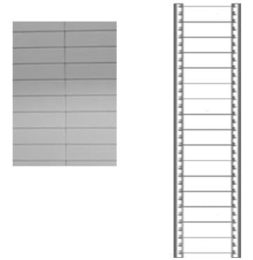 Schiena in lamiera a 16 doghe per scaffale magazzino cm. 120x300h
