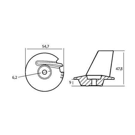 Pinna In Zinco Mfs 8-20Hp 4T
