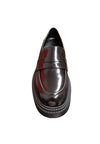 Mocassino college donna XTI Zapato nero pelle elastico comfort style