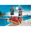 PLAYMOBIL - Valigia dei pirati - Bambino - Cannone e proiettili - 22 pezzi - Da 4 anni