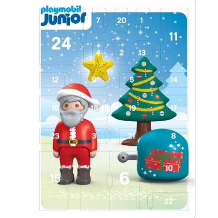 PLAYMOBIL JUNIOR 70297 PLAYMOBIL Junior Calendario dell'Avvento, 24 sorprese, 12 mesi