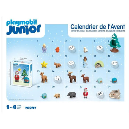 PLAYMOBIL JUNIOR 70297 PLAYMOBIL Junior Calendario dell'Avvento, 24 sorprese, 12 mesi