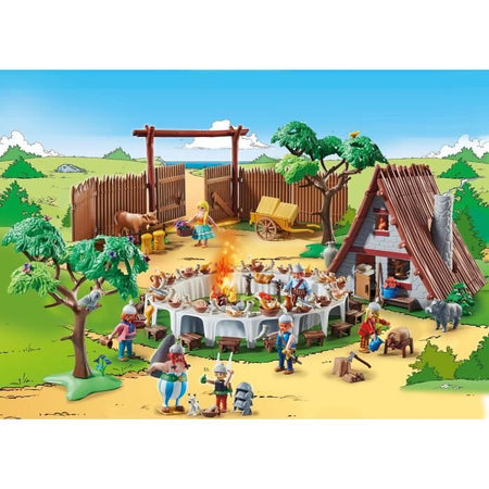 PLAYMOBIL - 70931 - Asterix: Il banchetto del villaggio