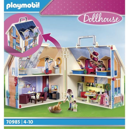 PLAYMOBIL - 70985 - Casa trasportabile