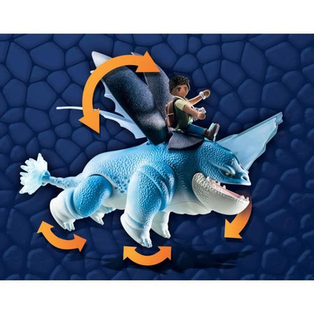 Playmobil - 71082 - Dragons Nine Regni: Plowhorn & Angelo