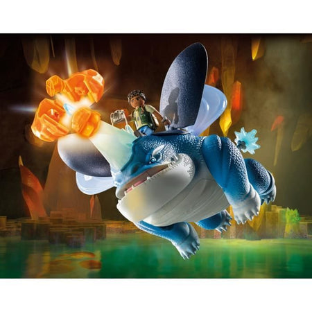 Playmobil - 71082 - Dragons Nine Regni: Plowhorn & Angelo