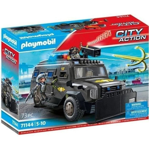 PLAYMOBIL 71144 Veicolo di intervento delle forze speciali - Ufficiali di polizia - Azione cittadina - Unità d'élite