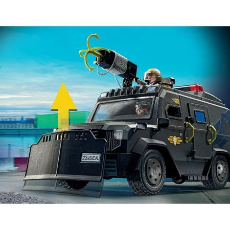 PLAYMOBIL 71144 Veicolo di intervento delle forze speciali - Ufficiali di polizia - Azione cittadina - Unità d'élite