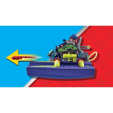 PLAYMOBIL - Quad bandito trasformabile - Ufficiali di polizia - City Action - Unità d'élite