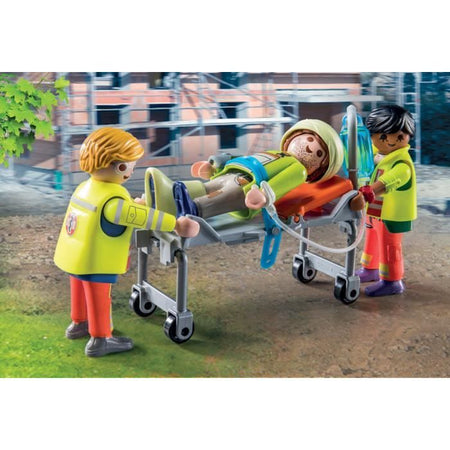 Playmobil - 71202 - City Action LES Subcutors - Ambulance with Light and Sound Effects