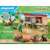 Playmobil - 71252 - Paese The Farm - Child with recincosure e conigli