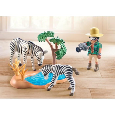 PLAYMOBIL 71295 Fotografo con costume e zebre