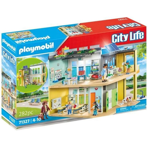 PLAYMOBIL 71327 Scuola attrezzata - Vita cittadina - Scuola - Amore per imparare Universo scolastico