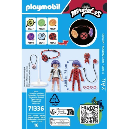 PLAYMOBIL 71336 Miracoloso: Marinette e Coccinella