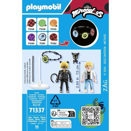 PLAYMOBIL 71337 Miracoloso: Adrien e Cat Noir