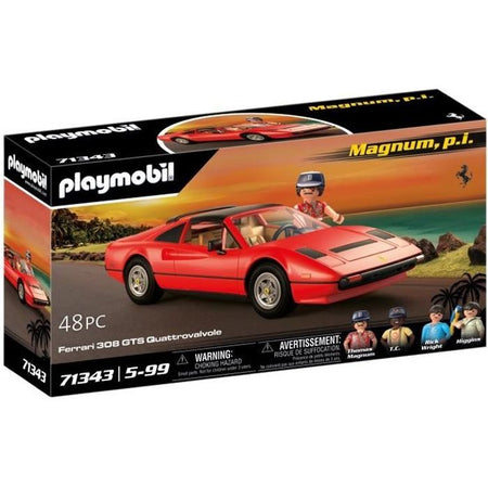 PLAYMOBIL 71343 Magnum - Ferrari 308GTS - Auto d'epoca - Auto da collezione