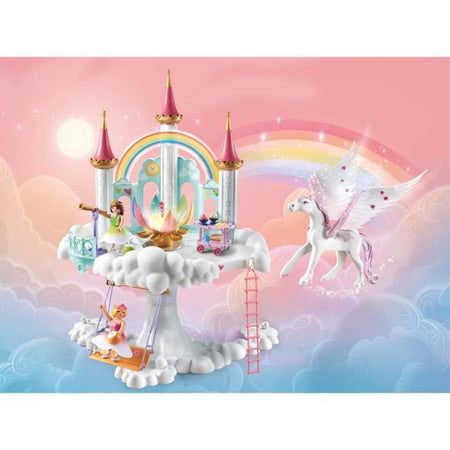 PLAYMOBIL 71359 Torretta incantata - Princess Magic - Il fiore magico può trasformarsi in una luce notturna - Dai 4 anni in su