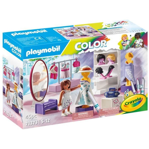 PLAYMOBIL 71373 PLAYMOBIL Color: Laboratorio di stilista - Crea nuove storie con i tuoi colori - Dai 5 anni in su