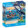 PLAYMOBIL 71419 Pirata con polpo gigante - Pirati - Con un pirata, un cannone, un mostro polpo gigante - Dai 4 anni in su