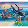 PLAYMOBIL 71419 Pirata con polpo gigante - Pirati - Con un pirata, un cannone, un mostro polpo gigante - Dai 4 anni in su