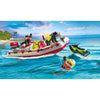 PLAYMOBIL 71464 Motoscafo e moto d'acqua - Action Hereos - Vigili del fuoco - Dai 4 anni in su