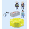 PLAYMOBIL 71465 Pompieri con cuscino di salvataggio - Action Heroes - Pompieri - Dai 4 anni in su