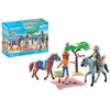 PLAYMOBIL 71470 Amélia e Ben con i cavalli