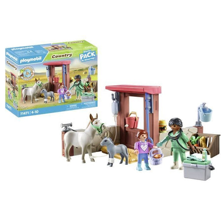 PLAYMOBIL 71471 Veterinario con animali da fattoria