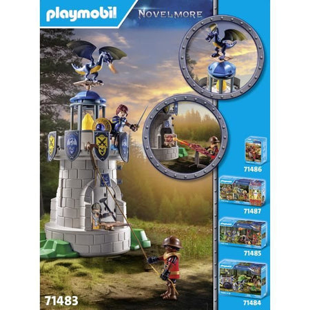 PLAYMOBIL 71483 Novelmore - Torretta dei cavalieri Novelmore con drago