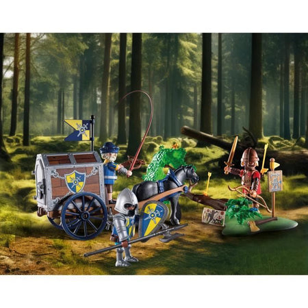 PLAYMOBIL 71484 Novelmore - Convoglio Novelmore con bandito