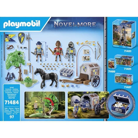 PLAYMOBIL 71484 Novelmore - Convoglio Novelmore con bandito