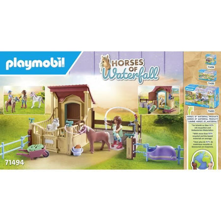 PLAYMOBIL 71494 Cavalieri con scatola e pony
