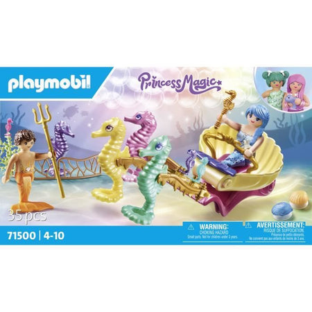 PLAYMOBIL 71500 Carrozza con sirene e cavallucci marini