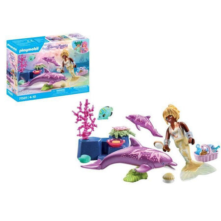 PLAYMOBIL 71501 Sirena con delfini
