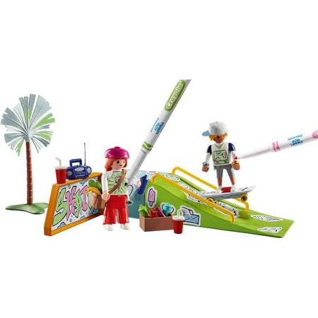 PLAYMOBIL - 71515 - Skateboarder con rampa