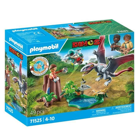 PLAYMOBIL 71525 Drone di osservazione con dimorfodonte