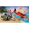 PLAYMOBIL 71532 Pirata e granchio gigante - I Pirati