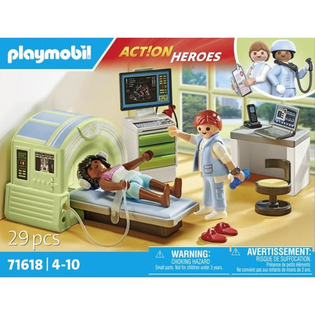 PLAYMOBIL - 71618 - Scanner medico del paziente
