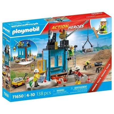 PLAYMOBIL - 71650 - Operai e cantiere