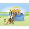 PLAYMOBIL 71681 Arca di Noè trasportabile - Junior - Include barca galleggiante - Da 1 anno in su
