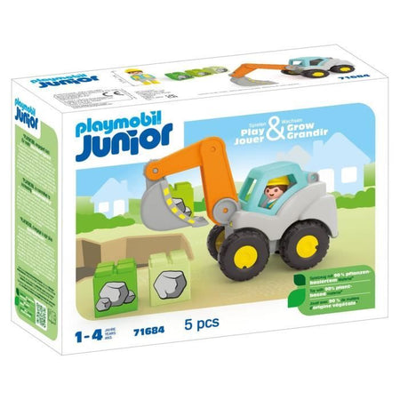 PLAYMOBIL Junior 71684 Escavatore, Per neonati, Da 12 mesi