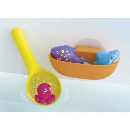 PLAYMOBIL Junior 71689 Scivolo acquatico e animali marini Include personaggio, animali e accessori - Età 18 mesi