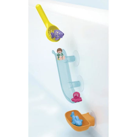 PLAYMOBIL Junior 71689 Scivolo acquatico e animali marini Include personaggio, animali e accessori - Età 18 mesi