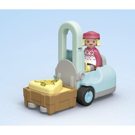 PLAYMOBIL JUNIOR - 71691 - Banco di frutta e verdura biologica