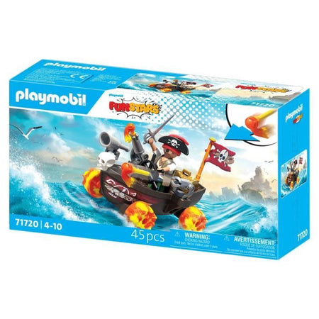 Playmobil 71720 Kart della nave pirata, Funstars, 45 pezzi, dai 4 anni in su