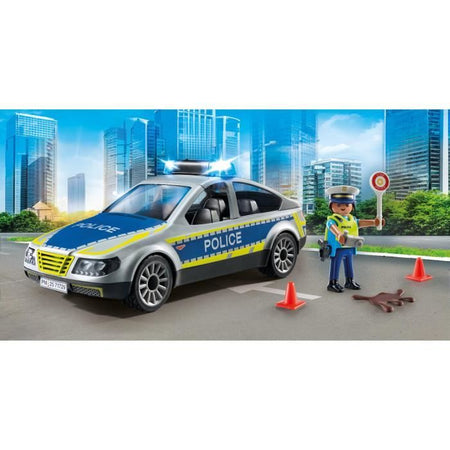 PLAYMOBIL 71729 Auto della polizia con sirena e luce lampeggiante