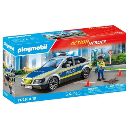 PLAYMOBIL 71729 Auto della polizia con sirena e luce lampeggiante