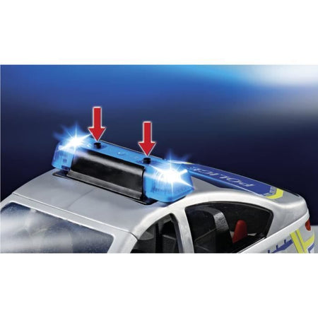 PLAYMOBIL 71729 Auto della polizia con sirena e luce lampeggiante
