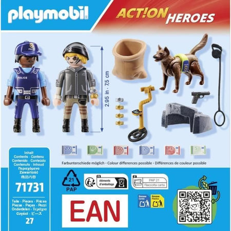 PLAYMOBIL 71731 Cane poliziotto e ladro