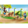 PLAYMOBIL 71745 Parco giochi per cani, Bambino ed educatore, La mia vita, 61 pezzi, dai 4 anni in su